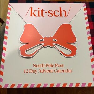 Kitsch 12 day Advent Calendar with Pink and Red Accents